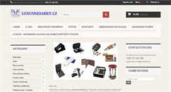 Desktop Screenshot of luxusnidarky.cz